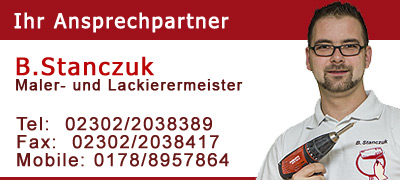 Kontakt - Malermeister B.Stanczuk
